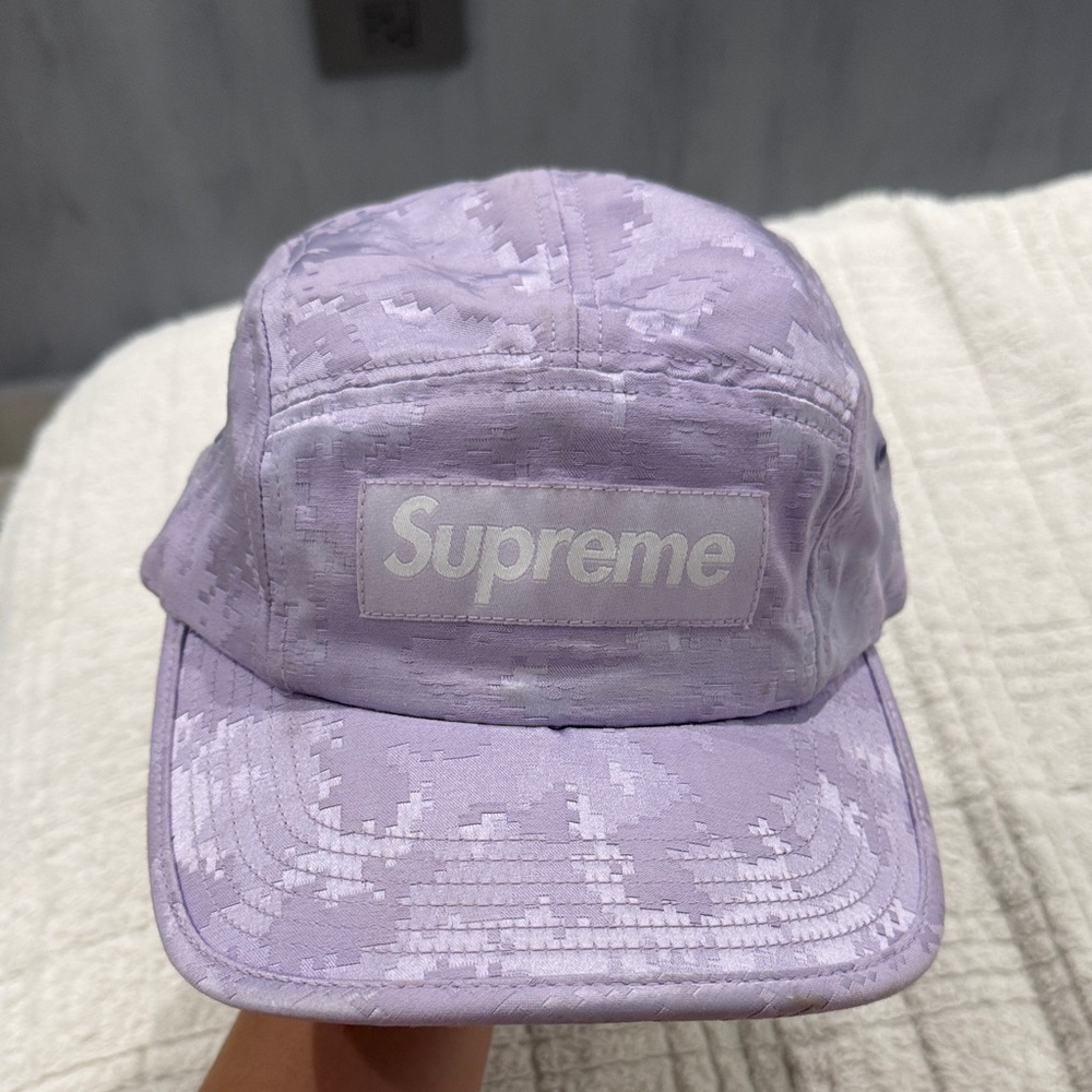 Supreme Light Purple Patterned Cap